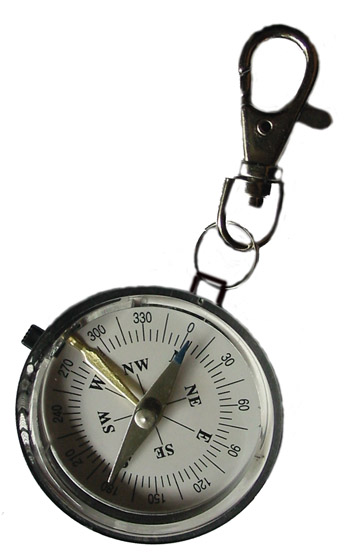 key chain compass