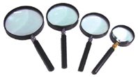 Plastic Magnifier with Metal Jointer
